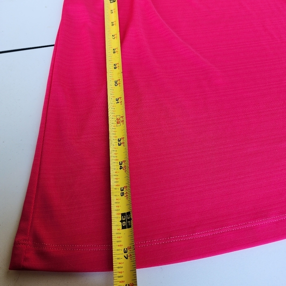 Columbia Dress Easy Does It Sleeveless Drawstring Waist Hot Pink Stretch XL - Picture 11 of 13